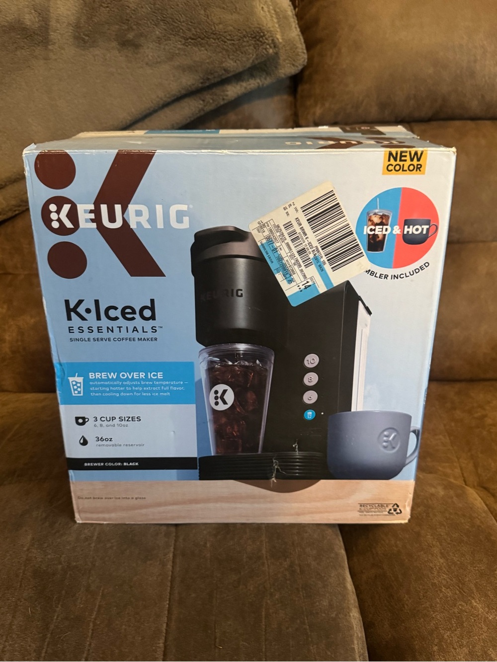 Essentials K‑Iced Single Serve Coffee Maker - Black